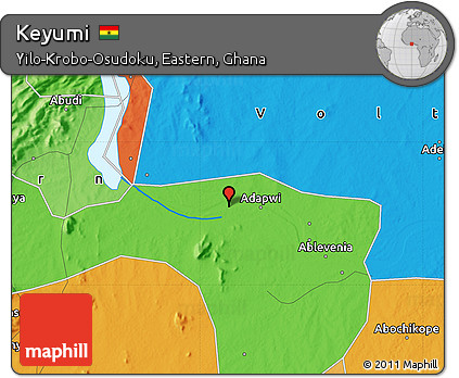 Political Map of Keyumi