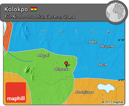 Political Map of Kolokpo