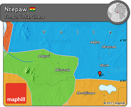 Political Map of Ntepaw