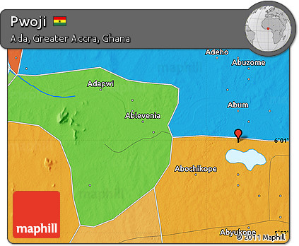 Political Map of Pwoji