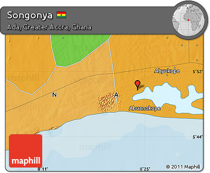 Political Map of Songonya