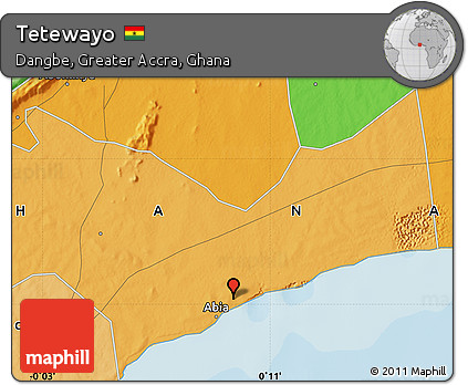 Political Map of Tetewayo