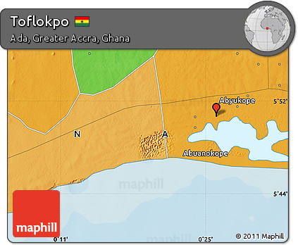 Political Map of Toflokpo