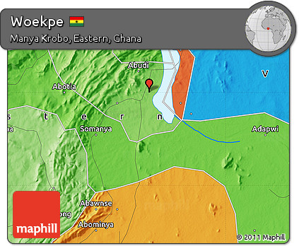 Political Map of Woekpe