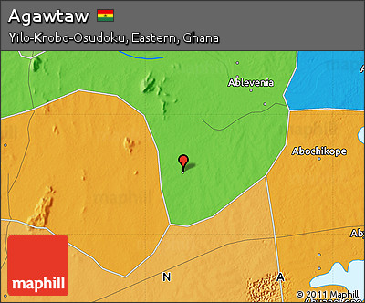 Political Map of Agawtaw