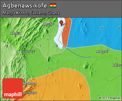 Political Map of Agbenawsikofe