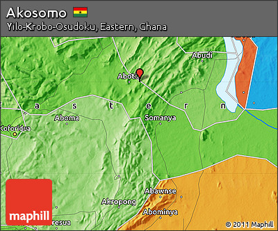 Political Map of Akosomo