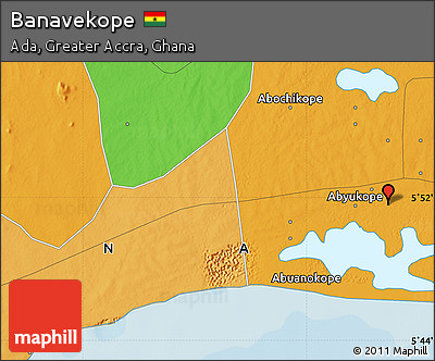 Political Map of Banavekope