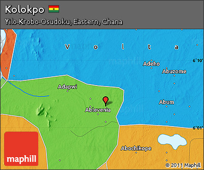 Political Map of Kolokpo