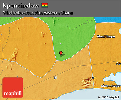 Political Map of Kpanchedaw