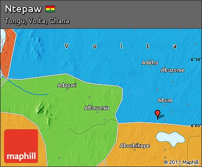 Political Map of Ntepaw