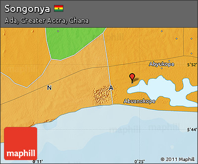Political Map of Songonya