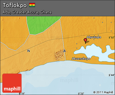 Political Map of Toflokpo