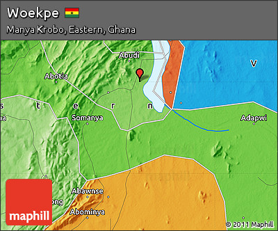 Political Map of Woekpe