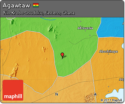 Political Map of Agawtaw