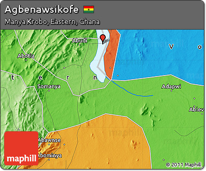 Political Map of Agbenawsikofe