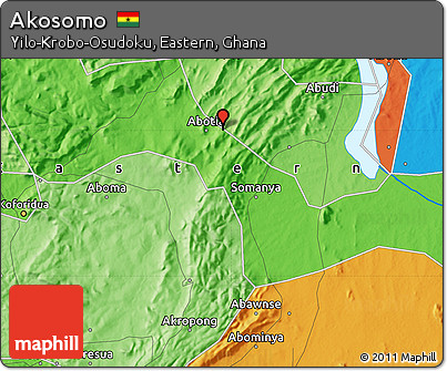 Political Map of Akosomo