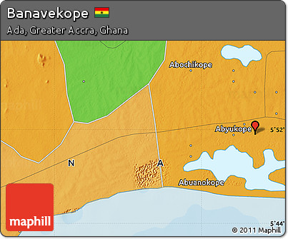 Political Map of Banavekope
