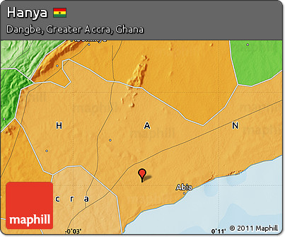 Political Map of Hanya