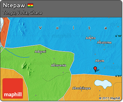 Political Map of Ntepaw