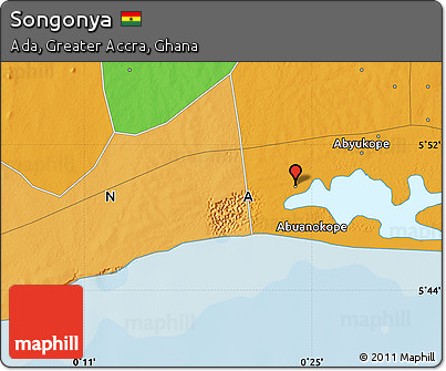 Political Map of Songonya