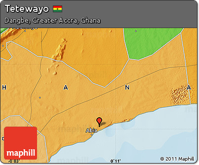 Political Map of Tetewayo