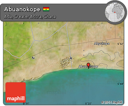 Satellite Map of Abuanokope