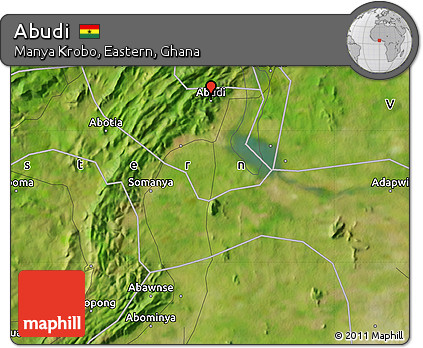 Satellite Map of Abudi