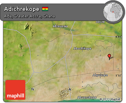 Satellite Map of Adichrekope