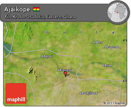 Satellite Map of Ajaikope
