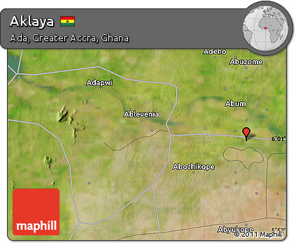 Satellite Map of Aklaya