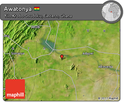 Satellite Map of Awatonya