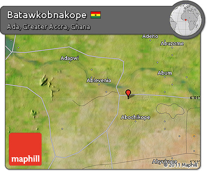 Satellite Map of Batawkobnakope