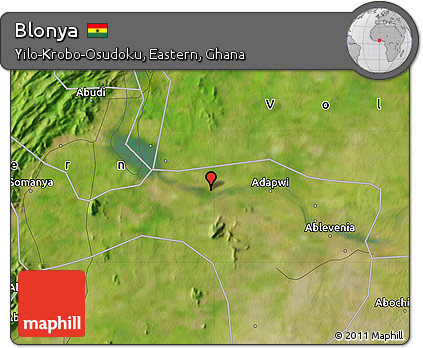 Satellite Map of Blonya