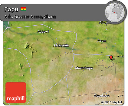 Satellite Map of Fopu