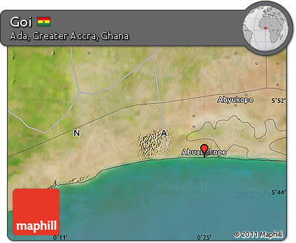 Satellite Map of Goi