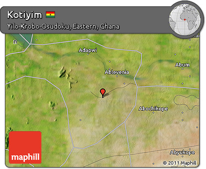 Satellite Map of Kotiyim