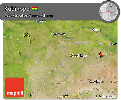 Satellite Map of Kubikope