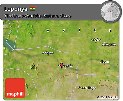 Satellite Map of Luponya