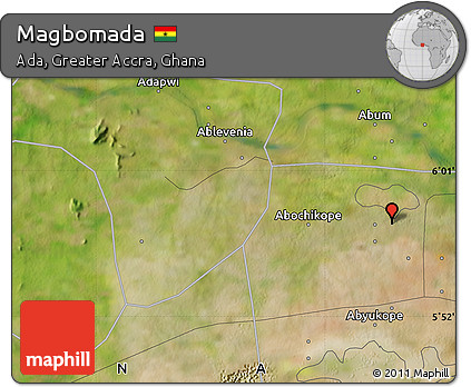 Satellite Map of Magbomada