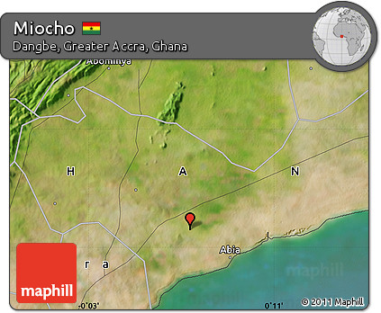Satellite Map of Miocho