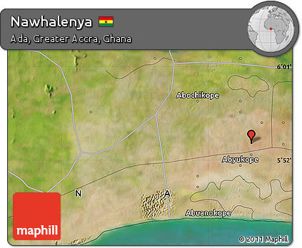 Satellite Map of Nawhalenya