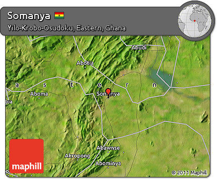 Satellite Map of Somanya