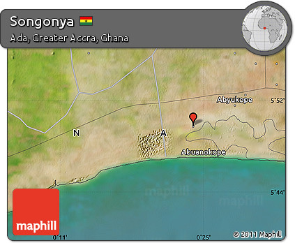 Satellite Map of Songonya