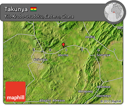 Satellite Map of Takunya
