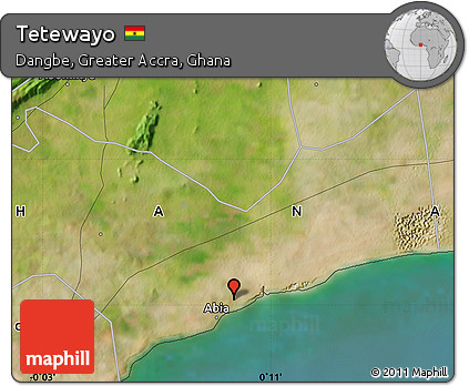 Satellite Map of Tetewayo