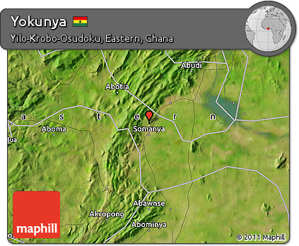 Satellite Map of Yokunya