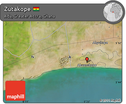 Satellite Map of Zutakope