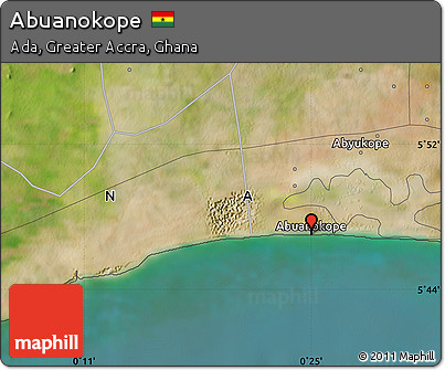 Satellite Map of Abuanokope