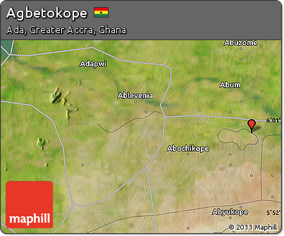 Satellite Map of Agbetokope